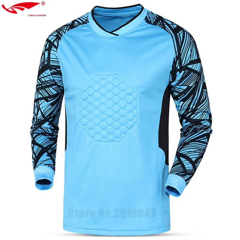 2017 New Brand Men's Soccer Goalkeeper Jersey Football Sponge Protector Male Goal Keeper Training Jersey Doorkeepers Shirts
2017 New Brand Men's Soccer Goalkeeper Jersey Football Sponge Protector Male Goal Keeper Training Jersey Doorkeepers Shirts