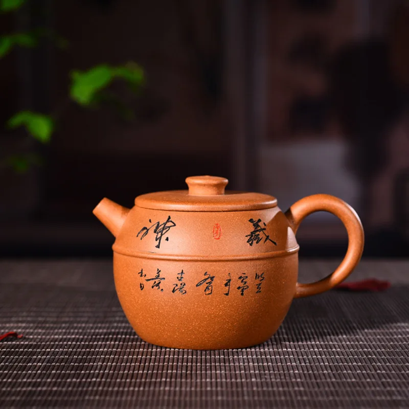 Enameled Pottery Teapot Famous Pure Full Manual Raw Ore Down Slope Mud Large Ship Kettle Kungfu Online Teapot Tea Set Suit
Enameled Pottery Teapot Famous Pure Full Manual Raw Ore Down Slope Mud Large Ship Kettle Kungfu Online Teapot Tea Set Suit
