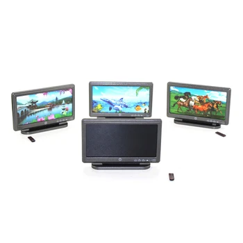 New Mini Dollhouse Miniature Widescreen Flat Panel LCD TV with Remote Gray Furniture Toys
New Mini Dollhouse Miniature Widescreen Flat Panel LCD TV with Remote Gray Furniture Toys