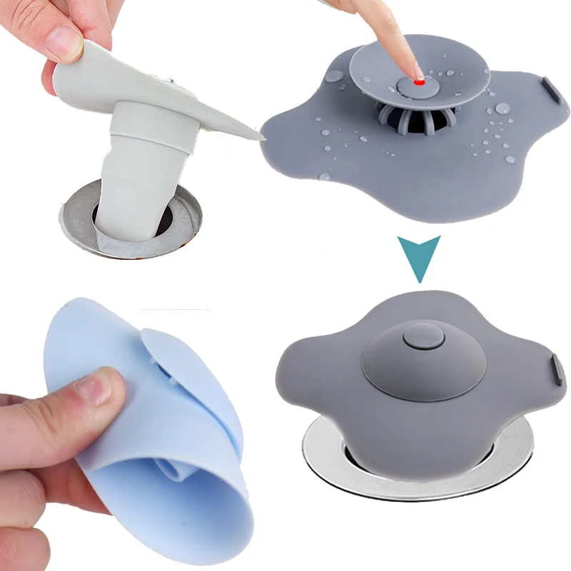 New Bathroom Drain Water Plug Stopper Rubber Circle Silicone Sink Strainer Filter Stopper Floor Drain Hair Kitchen Basin Stopper
New Bathroom Drain Water Plug Stopper Rubber Circle Silicone Sink Strainer Filter Stopper Floor Drain Hair Kitchen Basin Stopper