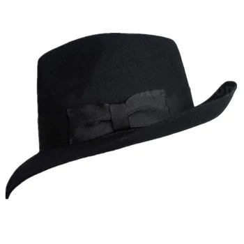 Top Grade Wool Michael Jackson Fedoras Stage Concert Dance Fedoras Classic Solid Black Wide Brim Jazz Gentleman Hat
Top Grade Wool Michael Jackson Fedoras Stage Concert Dance Fedoras Classic Solid Black Wide Brim Jazz Gentleman Hat