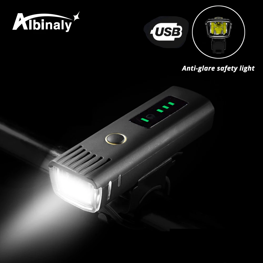 USB Перезаряжаемый Велосипедный свет 3 режима освещения светодиодный велосипед