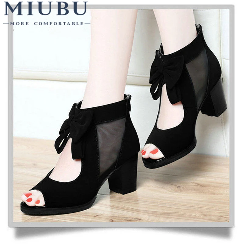MIUBU Free Shipping Women's Summer Shoes Thick Heel Open Toe Boots High Heels Beaded Lace Cool Boots Gauze Cutout Sandals
MIUBU Free Shipping Women's Summer Shoes Thick Heel Open Toe Boots High Heels Beaded Lace Cool Boots Gauze Cutout Sandals