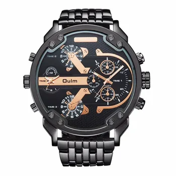 Brand OULM 3548 Fashion Watches for Men Stainless Steel 2 Time Quartz Watch dz Acero Inoxidable Relogio Masculino Marca Original
Brand OULM 3548 Fashion Watches for Men Stainless Steel 2 Time Quartz Watch dz Acero Inoxidable Relogio Masculino Marca Original