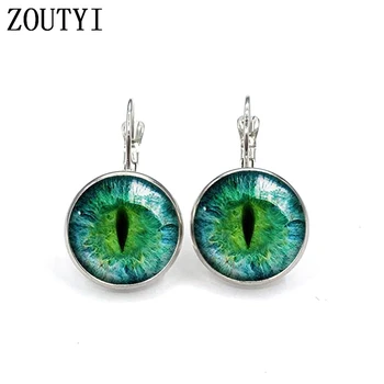 New / Charm Cat Eye Green Earrings Handmade Vintage Round Big Circle Statement Earrings Crystal Earrings Jewelry.
New / Charm Cat Eye Green Earrings Handmade Vintage Round Big Circle Statement Earrings Crystal Earrings Jewelry.