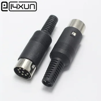 1pcs/lot 8 Pin DIN Male Plug Connector with Plastic Handle 8 PIN DIN Wire Converter 8 PIN Plug DIN DIY Keyboard/Mouse Cable
1pcs/lot 8 Pin DIN Male Plug Connector with Plastic Handle 8 PIN DIN Wire Converter 8 PIN Plug DIN DIY Keyboard/Mouse Cable