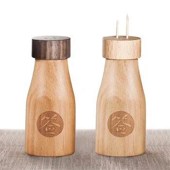 Japanese Natural Wood Color Toothpick Box Household Simple Portable Wooden Chinese Toothpick Holder Kitchen Storage Bottle
Japanese Natural Wood Color Toothpick Box Household Simple Portable Wooden Chinese Toothpick Holder Kitchen Storage Bottle