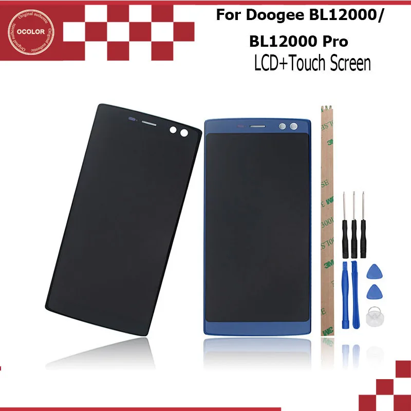 ocolor For Doogee BL12000 BL12000 Pro LCD Display +Touch Screen Accessory For Doogee BL12000 BL12000 Pro With Tools + Adhesive
ocolor For Doogee BL12000 BL12000 Pro LCD Display +Touch Screen Accessory For Doogee BL12000 BL12000 Pro With Tools + Adhesive