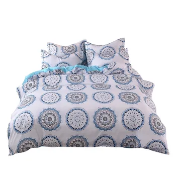 Quilt Cover Set Polyester Bed Cover Set Bedding Ethnic Style Simple Plain Quilt Cover Pillowcase Without Sheets 3PCS W715
Quilt Cover Set Polyester Bed Cover Set Bedding Ethnic Style Simple Plain Quilt Cover Pillowcase Without Sheets 3PCS W715