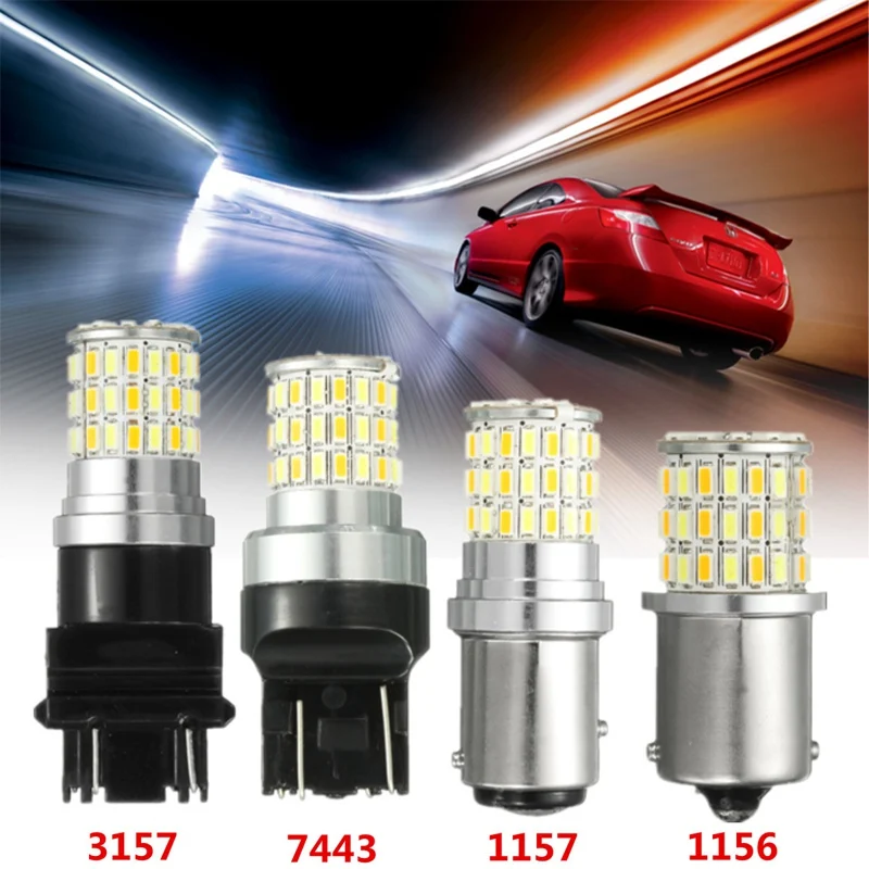 Newest 3014 LED Brake Running Fog DRL Indicator Light Bulb T20 1156 1157 3157 7443 66LEDs Led Light Bulb Lamp
Newest 3014 LED Brake Running Fog DRL Indicator Light Bulb T20 1156 1157 3157 7443 66LEDs Led Light Bulb Lamp