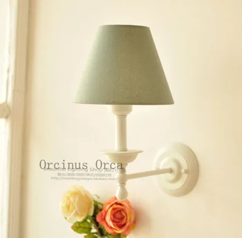 European style modern simple cloth lace wall lamp living room study room bedroom French garden white iron wall lampn
European style modern simple cloth lace wall lamp living room study room bedroom French garden white iron wall lampn