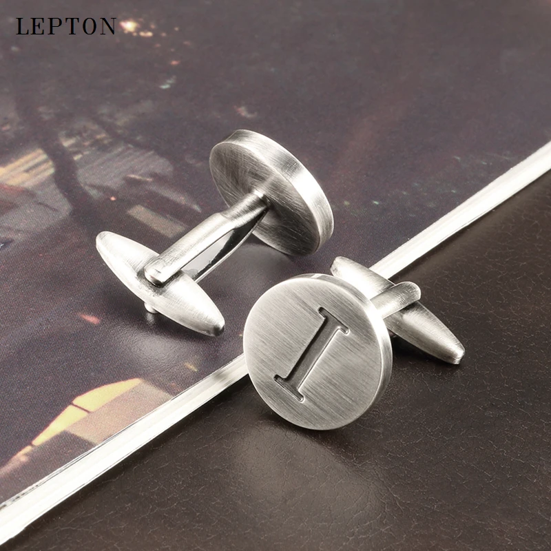 Lepton Letters I of an alphabet Cufflinks For Mens Antique Silver plated Round Letters I cuff links Men shirt cuffs Cufflinks
Lepton Letters I of an alphabet Cufflinks For Mens Antique Silver plated Round Letters I cuff links Men shirt cuffs Cufflinks