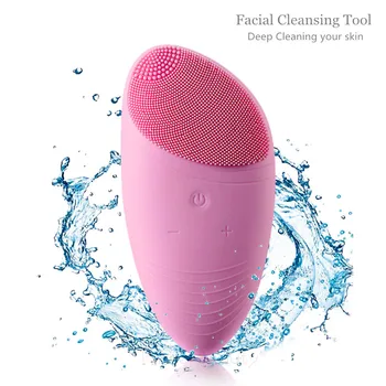 New Electric Silicone Facial Cleansing Brush Sonic Vibration Massage USB Rechargeable Smart Ultrasonic Face Cleaner Beauty Tool
New Electric Silicone Facial Cleansing Brush Sonic Vibration Massage USB Rechargeable Smart Ultrasonic Face Cleaner Beauty Tool