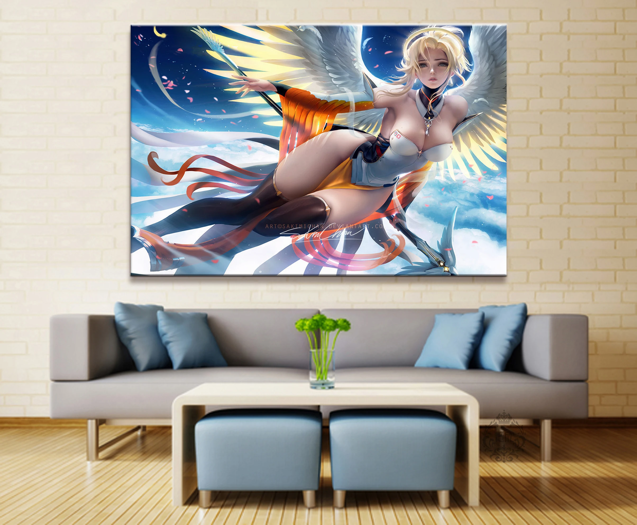 Home Decor Modular Canvas Picture 1 Piece Sexy Mercy Overwatch Game Painting Poster Wall For Home Canvas Painting Wholesale
Home Decor Modular Canvas Picture 1 Piece Sexy Mercy Overwatch Game Painting Poster Wall For Home Canvas Painting Wholesale
