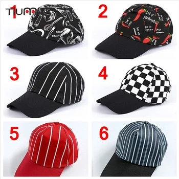 Chef Waiter Hat Chili Forks Grid Stripe Print Restaurant Coffee Shop Bakery Chef Cooking Workwear Visors Caps 6 Colors Wholesale
Chef Waiter Hat Chili Forks Grid Stripe Print Restaurant Coffee Shop Bakery Chef Cooking Workwear Visors Caps 6 Colors Wholesale