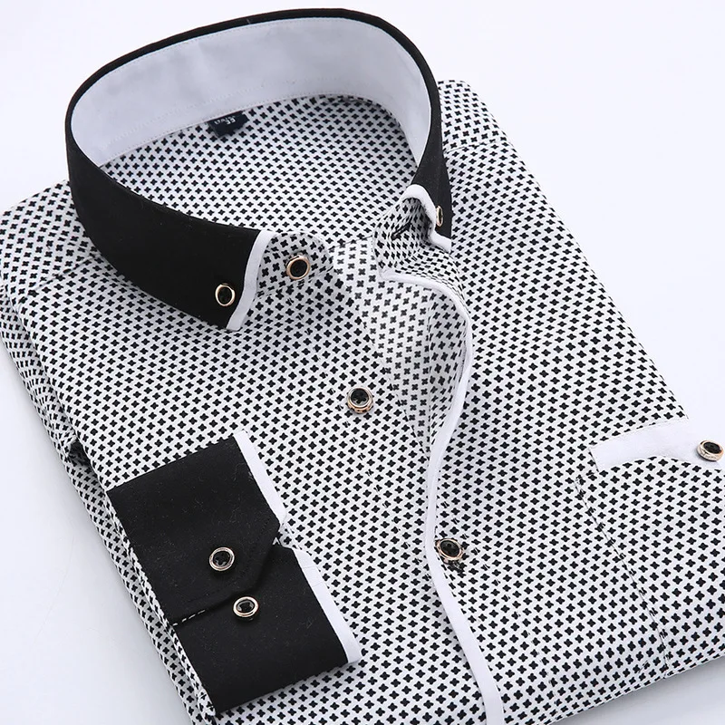 Floral Button Down Men Shirt Brand 2018 Male High Quality Long Sleeve Shirts Casual Slim Fit Black Man Clothes Dress Shirts
Floral Button Down Men Shirt Brand 2018 Male High Quality Long Sleeve Shirts Casual Slim Fit Black Man Clothes Dress Shirts