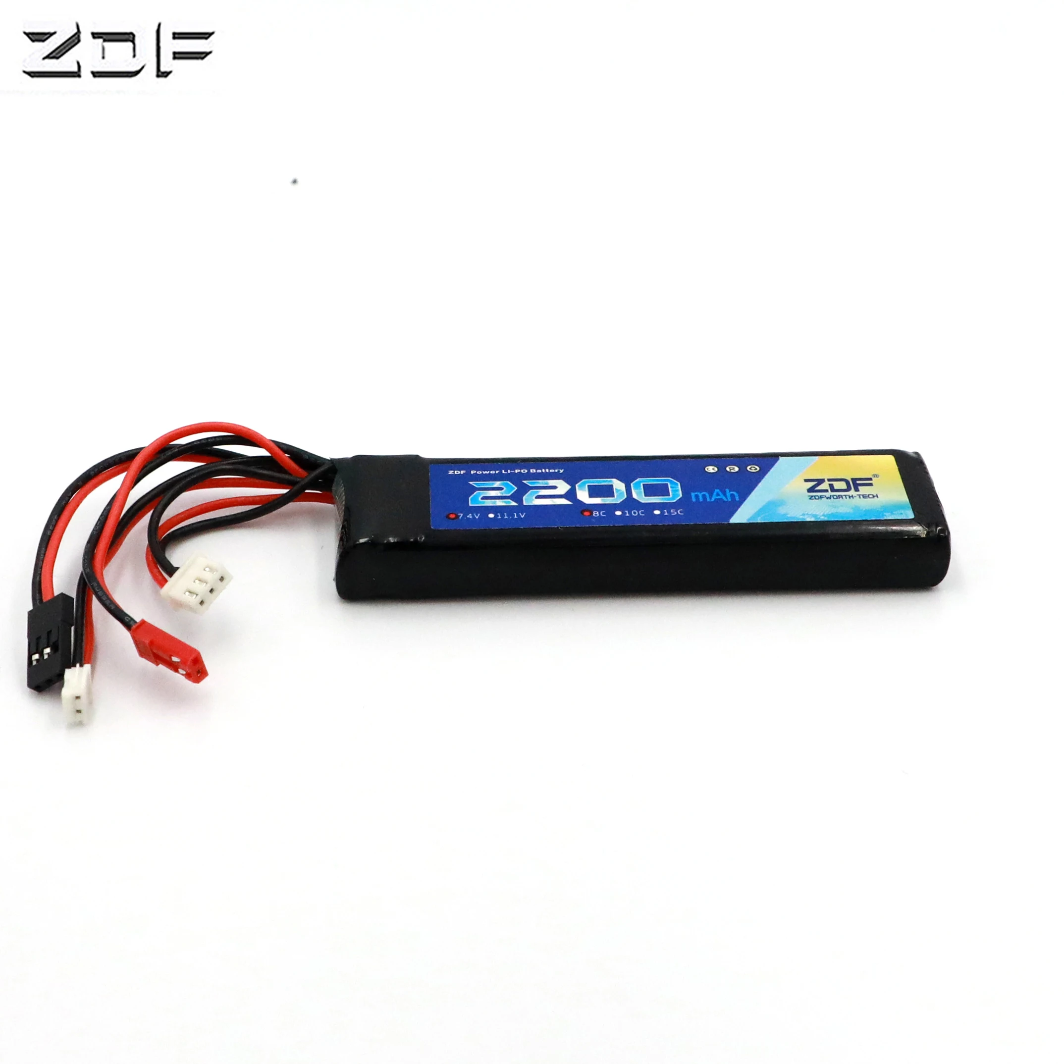 ZDF Power Lipo Battery 7.4V 2200mAh 8C Li-Po Battery For Futaba T8FG 12FG Transmitter Li-poly Battery
ZDF Power Lipo Battery 7.4V 2200mAh 8C Li-Po Battery For Futaba T8FG 12FG Transmitter Li-poly Battery