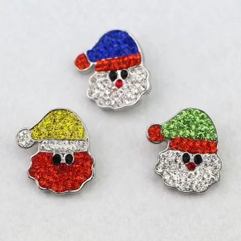 New Design Snap Buttons Jewelry 18mm Metal Buttons Charms Crystal Gold Christmas Santa Claus Snaps Buttons
New Design Snap Buttons Jewelry 18mm Metal Buttons Charms Crystal Gold Christmas Santa Claus Snaps Buttons