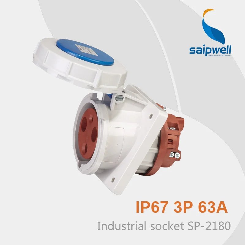 Saipwell cee ip67 63 amp Waterproof Industrial Plug & Socket SP-2180 High Quality
Saipwell cee ip67 63 amp Waterproof Industrial Plug & Socket SP-2180 High Quality
