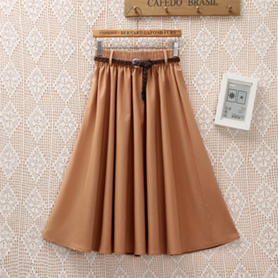 Casual Solid A-Line Skirts Women Loose Elastic Waist Belt Bow Skirt Female Simple Summer Short Dresses Lady Fashion Beach Skirts
Casual Solid A-Line Skirts Women Loose Elastic Waist Belt Bow Skirt Female Simple Summer Short Dresses Lady Fashion Beach Skirts