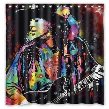 180x180cm New Arrival Waterproof Fabric Stevie Ray Vaughan Design Bathroom Shower Curtain Polyester Bath Curtain
180x180cm New Arrival Waterproof Fabric Stevie Ray Vaughan Design Bathroom Shower Curtain Polyester Bath Curtain