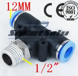 Free Shipping 100PCS/LOT PB 12-04 Male Branch Tee 3 Way Pneumatic One Touch Quick Air Fitting Joint 12mm Tube Push In 1/2"
Free Shipping 100PCS/LOT PB 12-04 Male Branch Tee 3 Way Pneumatic One Touch Quick Air Fitting Joint 12mm Tube Push In 1/2"