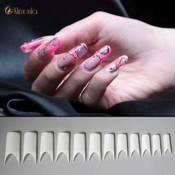 500pcs/bag Natural and White Curved False Nail Art Tips Artificial Manicure Tools New C Shape Half Cover Fake Nail Tips Finger
500pcs/bag Natural and White Curved False Nail Art Tips Artificial Manicure Tools New C Shape Half Cover Fake Nail Tips Finger