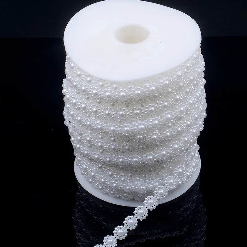 2meters Plum flower line connection strings ABS imitation pearl bead chain wholesale wedding decoration Diy material
2meters Plum flower line connection strings ABS imitation pearl bead chain wholesale wedding decoration Diy material