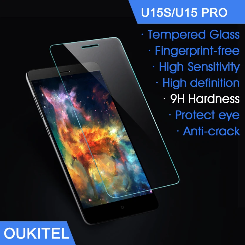 Godgift 9H Hardness Tempered Glass For OUKITEL U15 Pro Anti-crack Screen Protector Film For OUKITEL U15S
Godgift 9H Hardness Tempered Glass For OUKITEL U15 Pro Anti-crack Screen Protector Film For OUKITEL U15S