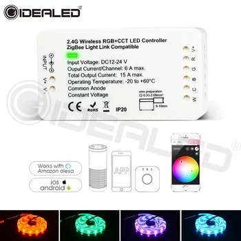zigbee hub led Controller Bridge rgbcct/rgbw/wwcw LED Tape Controller DC12V 24V LED Strip zll switch controller Echo Plus Alexa 
zigbee hub led Controller Bridge rgbcct/rgbw/wwcw LED Tape Controller DC12V 24V LED Strip zll switch controller Echo Plus Alexa
