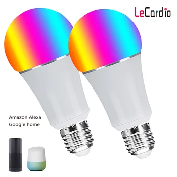2PC E26 E27 B22 Smart Wifi Bulb LED Light Bulb Multicolor Dimmable Smart Lamp For Bedroom Livingroom Compatible Alexa Google APP 
2PC E26 E27 B22 Smart Wifi Bulb LED Light Bulb Multicolor Dimmable Smart Lamp For Bedroom Livingroom Compatible Alexa Google APP