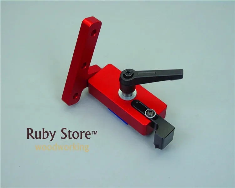 Flip Stop Aluminium Miter T-Track Stop with Adjustable Scale Mechanism (Red Series), Only Suitable for 45mm T-track
Flip Stop Aluminium Miter T-Track Stop with Adjustable Scale Mechanism (Red Series), Only Suitable for 45mm T-track
