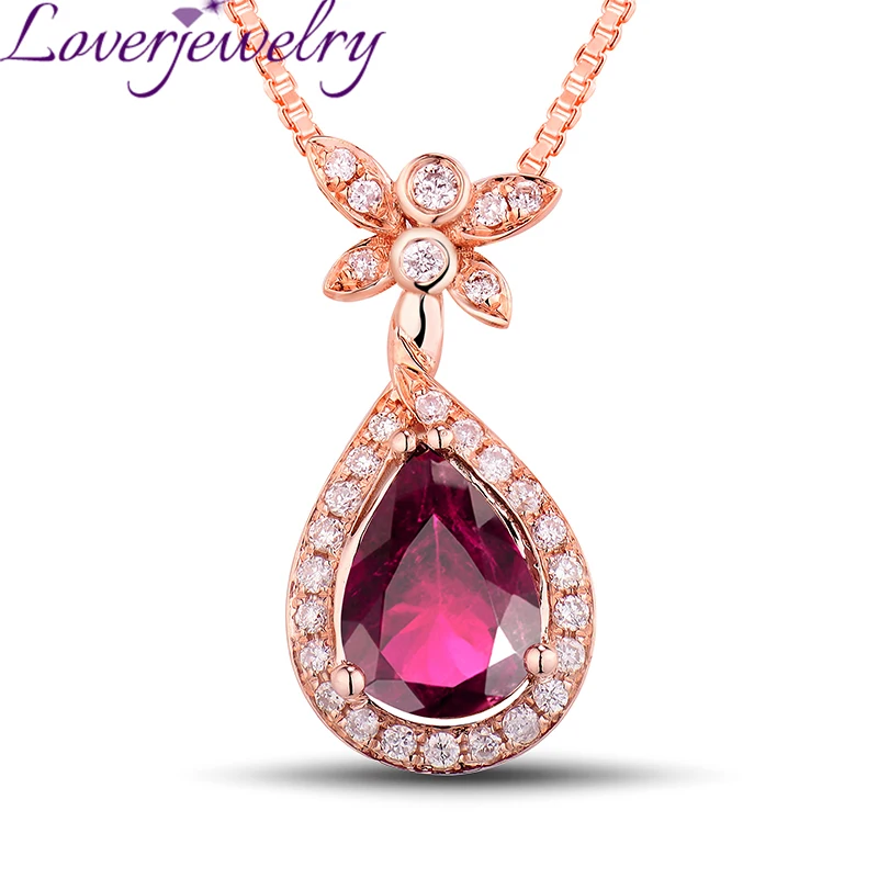 Elegant Ladies New Fancy 18K Rose Gold Pear Natural Diamond Tourmaline Pendant Necklace WP018
Elegant Ladies New Fancy 18K Rose Gold Pear Natural Diamond Tourmaline Pendant Necklace WP018