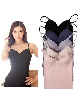 AmberHeard 2020 New Sexy Women's Modal Adjustable Strap Built In Bra Padded Self Mold Bra Tank Top Cami Vest
AmberHeard 2020 New Sexy Women's Modal Adjustable Strap Built In Bra Padded Self Mold Bra Tank Top Cami Vest