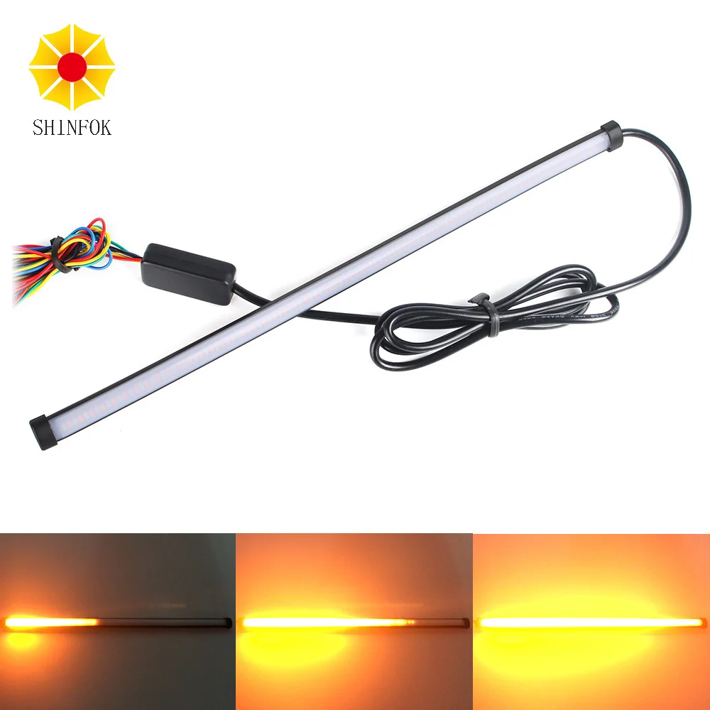 Sequential Flow Style Car Flexible Daytime Running Light White/Amber Switchback DRL with Turn Signal Lights 2016 Car Styling
Sequential Flow Style Car Flexible Daytime Running Light White/Amber Switchback DRL with Turn Signal Lights 2016 Car Styling