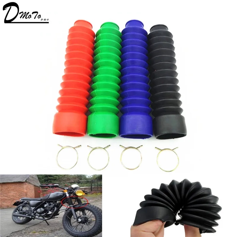 2Pcs Motorcycle Front Fork Cover Gaiters Gators Boot Shock Protector Dust Guard for Off Road Pit Dirt Bike Motocross Bicycle New
2Pcs Motorcycle Front Fork Cover Gaiters Gators Boot Shock Protector Dust Guard for Off Road Pit Dirt Bike Motocross Bicycle New