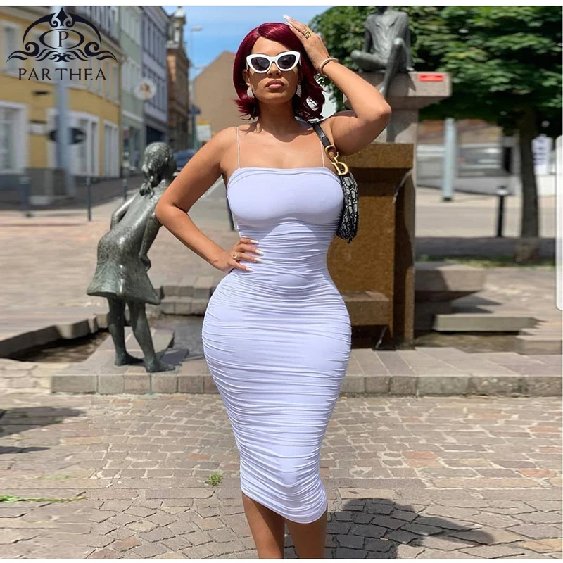 Parthea Double Layers Summer Maxi Dress Women 2019 Spaghetti Straps Slash Neck Bodycon Dress Long Ruched Elegant Party Dresses
Parthea Double Layers Summer Maxi Dress Women 2019 Spaghetti Straps Slash Neck Bodycon Dress Long Ruched Elegant Party Dresses