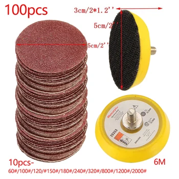 100PCS Sanding Pad Polishing Sander Disc 50mm 60-2000 Grit Paper + 1pc Hook Loop Plate fit Dremel 4000 Electric Grinder Abrasive
100PCS Sanding Pad Polishing Sander Disc 50mm 60-2000 Grit Paper + 1pc Hook Loop Plate fit Dremel 4000 Electric Grinder Abrasive