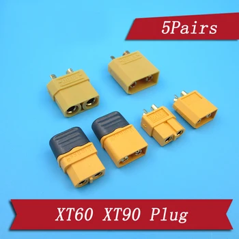 5Pairs XT60 XT90 Plug with Protector Battery ESC Charger Plug Male+Female Connector DIY Spare Parts for RC Boat/Aircraft
5Pairs XT60 XT90 Plug with Protector Battery ESC Charger Plug Male+Female Connector DIY Spare Parts for RC Boat/Aircraft