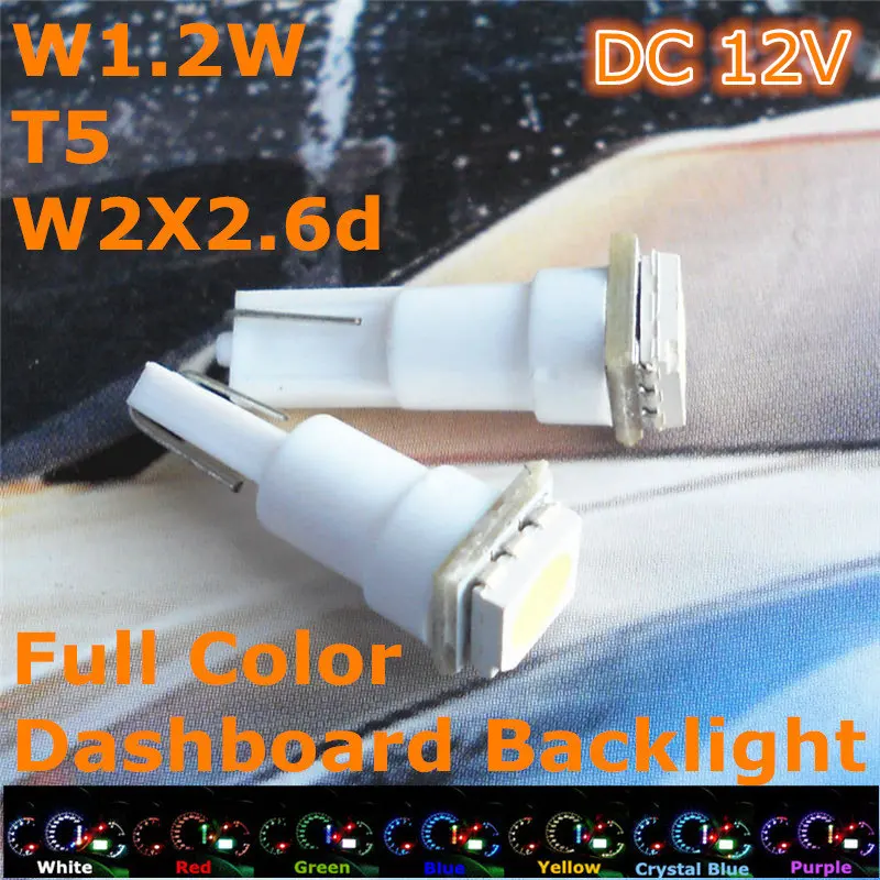 12V CE Car Bulb T5(1*5050 SMD Lamp)for W1.2W W2.3W W2X2.6d Dashboard Ashtray Signal Light
12V CE Car Bulb T5(1*5050 SMD Lamp)for W1.2W W2.3W W2X2.6d Dashboard Ashtray Signal Light