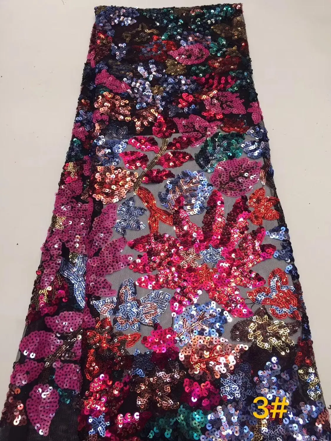 French lace fabric 5yds/pce colorful sequins embroidery mesh fabrics women luxury party event exclusive bright dress 2019 new
French lace fabric 5yds/pce colorful sequins embroidery mesh fabrics women luxury party event exclusive bright dress 2019 new