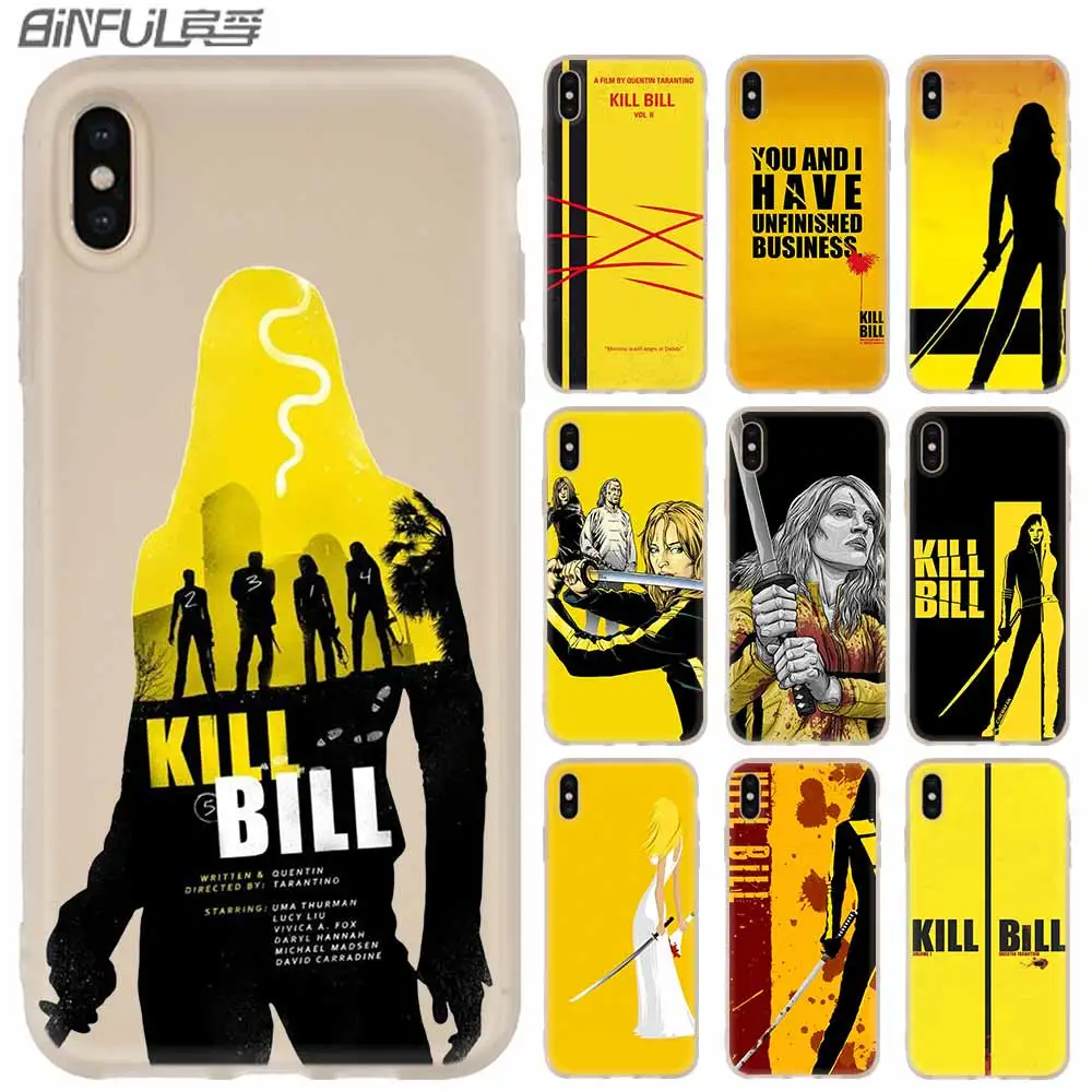 Silicone Soft Cover Case FOR iPhone 11 Pro 2019 X XS Max XR For iPhone 5 5S SE 6S 6 4 4S 7 8 Plus Kill Bill
Silicone Soft Cover Case FOR iPhone 11 Pro 2019 X XS Max XR For iPhone 5 5S SE 6S 6 4 4S 7 8 Plus Kill Bill