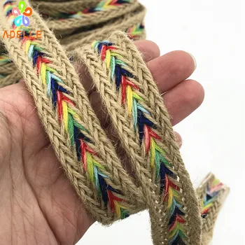 20/25mm Rustic Braided Hessian Jute twine string Color burlap Trim Edging gimp Craft supplies Zakka macrame free shipping 10m
20/25mm Rustic Braided Hessian Jute twine string Color burlap Trim Edging gimp Craft supplies Zakka macrame free shipping 10m