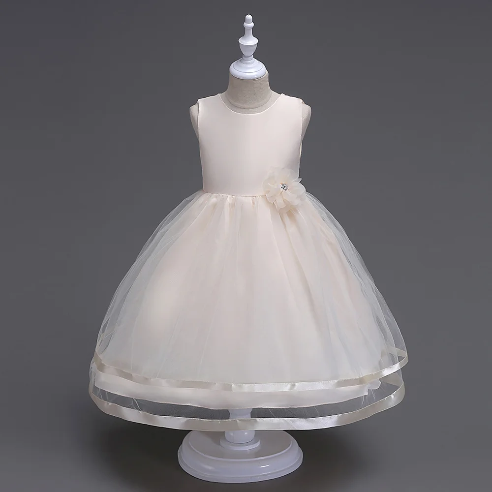 CAILENI GirlS Dress Flower Girl Wedding Dresses Solid White Pink Champagne Sleeveless Birthday Party Princess Dress For 3~14T
CAILENI GirlS Dress Flower Girl Wedding Dresses Solid White Pink Champagne Sleeveless Birthday Party Princess Dress For 3~14T