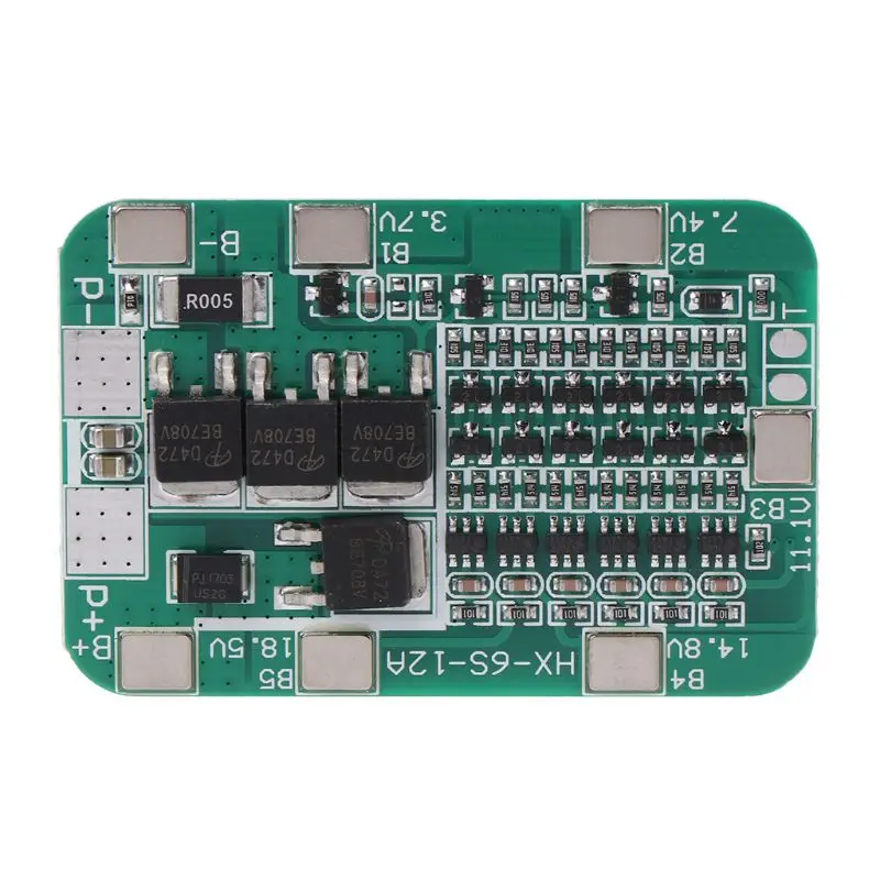 2019 New 6S 15A 24V PCB BMS Protection Board For 6 Pack 18650 Li-ion Lithium Battery Cell Module
2019 New 6S 15A 24V PCB BMS Protection Board For 6 Pack 18650 Li-ion Lithium Battery Cell Module