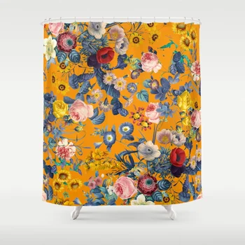 Summer Botanical Garden Shower Curtain Decorative Waterproof Polyester Fabric 8 Sizes Shower Curtain 12 Hooks
Summer Botanical Garden Shower Curtain Decorative Waterproof Polyester Fabric 8 Sizes Shower Curtain 12 Hooks