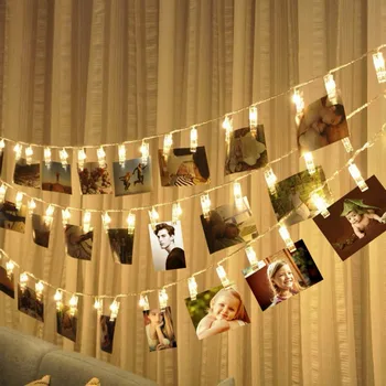 1M 2M Fairy Night light LED String Card Photos Backdrop lighting Decor Clip Holder Book Room Background For Wedding Christmas
1M 2M Fairy Night light LED String Card Photos Backdrop lighting Decor Clip Holder Book Room Background For Wedding Christmas