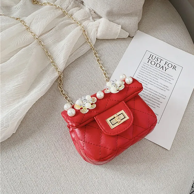 Children Cute Bag Pearl Design Flower Print Bag Print Handbag Fashion Girls Kids PU Bag
Children Cute Bag Pearl Design Flower Print Bag Print Handbag Fashion Girls Kids PU Bag