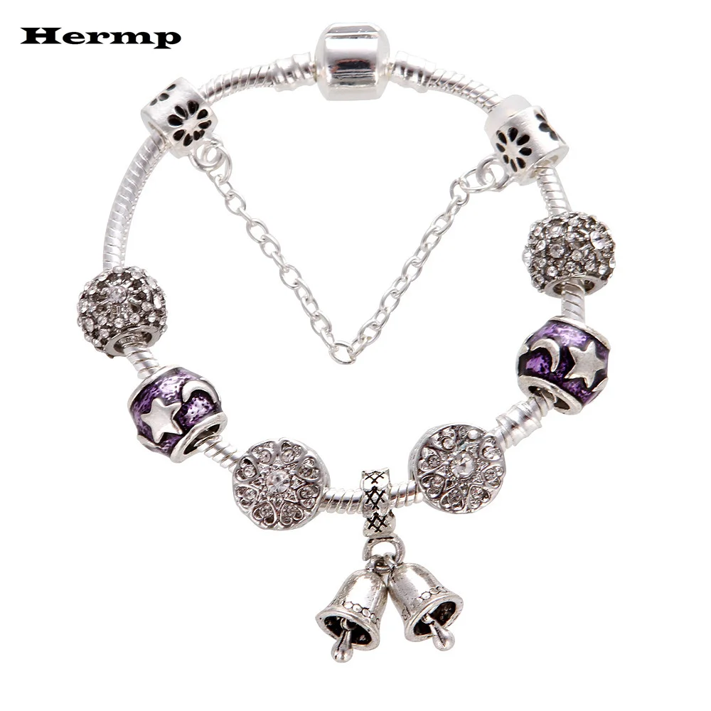 Hermp Fairytale-shaped bell beads are perfect for an original Pandora charm bracelet accessory, creating a stylish 2019
Hermp Fairytale-shaped bell beads are perfect for an original Pandora charm bracelet accessory, creating a stylish 2019