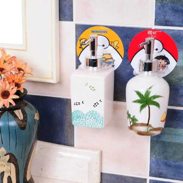 Cartoon Seamless Magic Posted Shampoo Shower Gel Bottle Rack Wall Suction Hand Sanitizer Holder 2 Pieces/Lot Organizer Bathroom
Cartoon Seamless Magic Posted Shampoo Shower Gel Bottle Rack Wall Suction Hand Sanitizer Holder 2 Pieces/Lot Organizer Bathroom